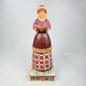 Jim Shore Heartwood Creek Girl Caroler "And God Bless You..."  4005298‎ Boxed